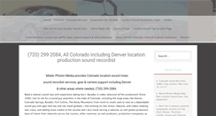 Desktop Screenshot of coloradosoundrecordist.com